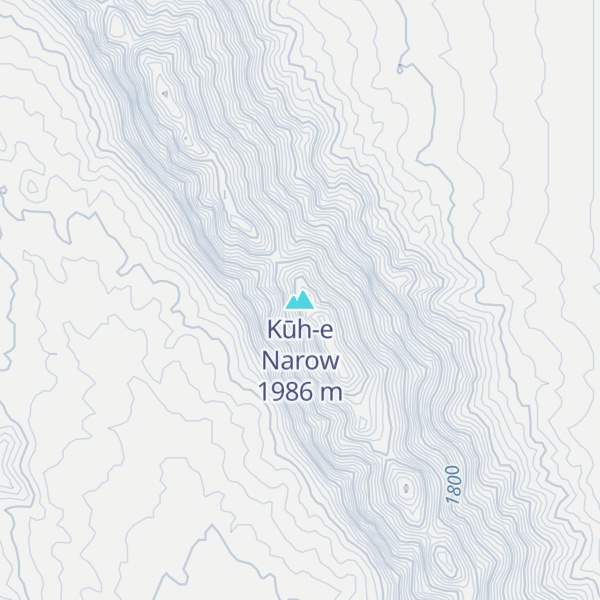 Map of Kūh-e Narow