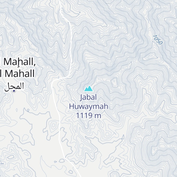 Map of Jabal Huwaymah