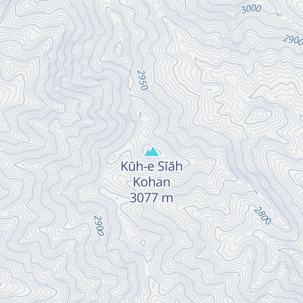 Map of Kūh-e Sīāh Kohan