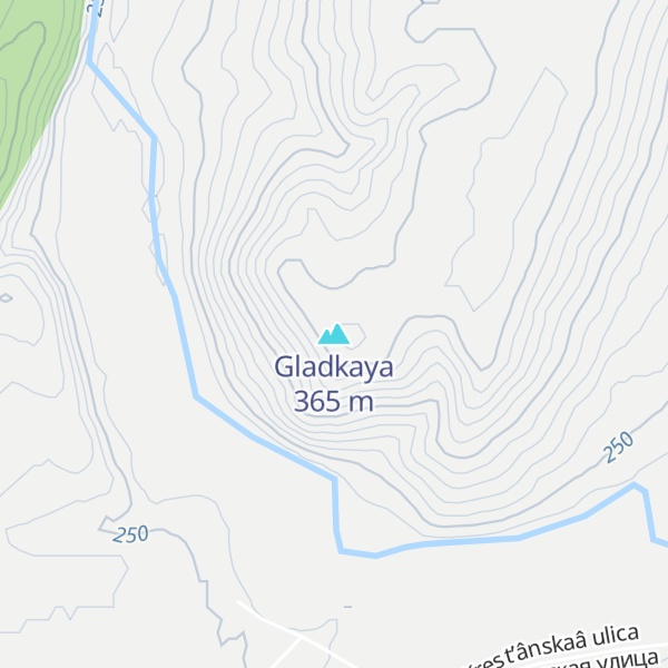 Map of Gladkaya