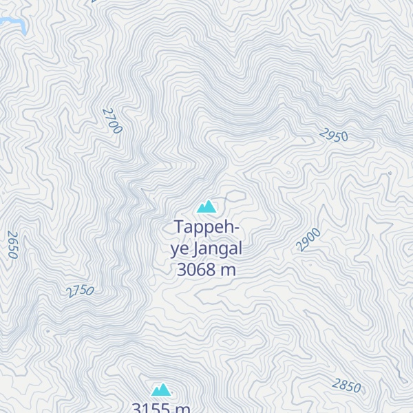 Map of Tappeh-ye Jangal