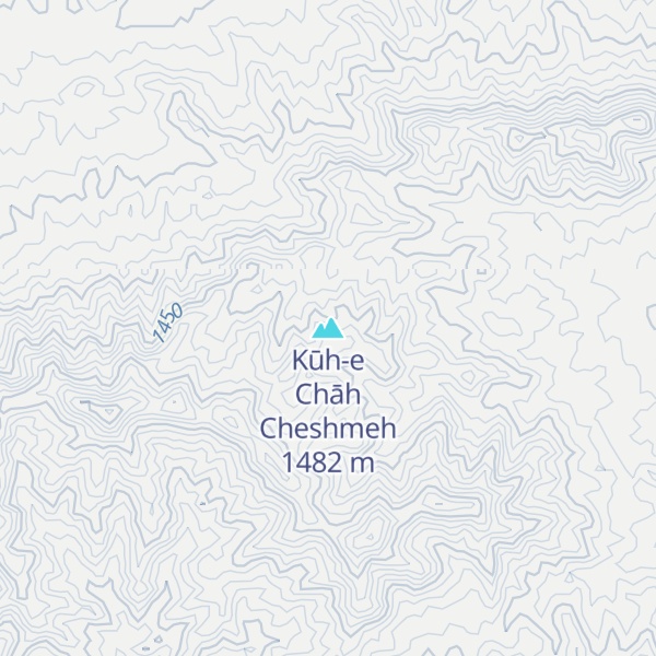 Map of Kūh-e Chāh Cheshmeh