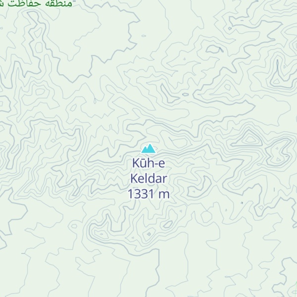 Map of Kūh-e Keldar
