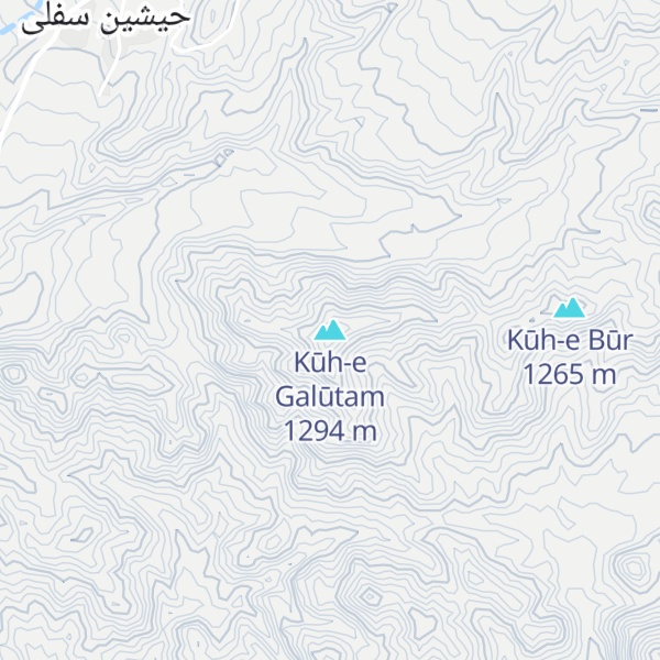 Map of Kūh-e Galūtam