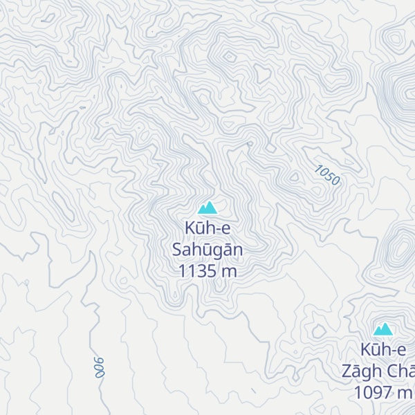 Map of Kūh-e Sahūgān