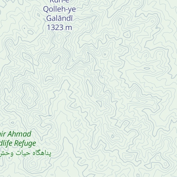 Map of Kūh-e Āvosh