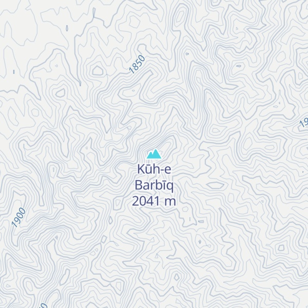 Map of Kūh-e Barbīq