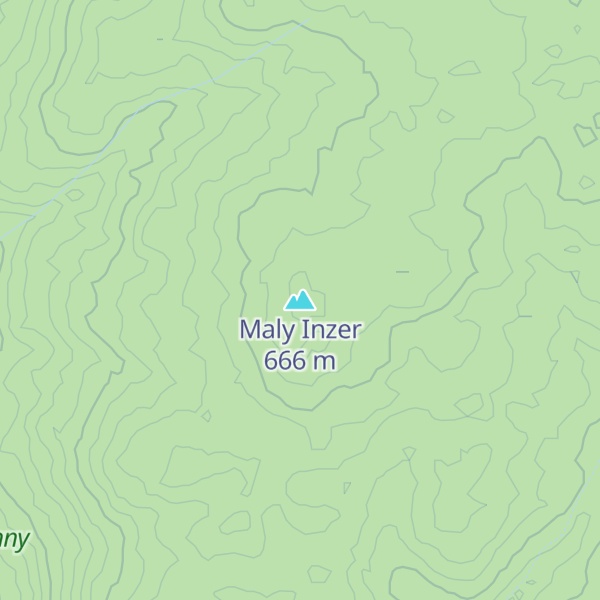 Map of Maly Inzer