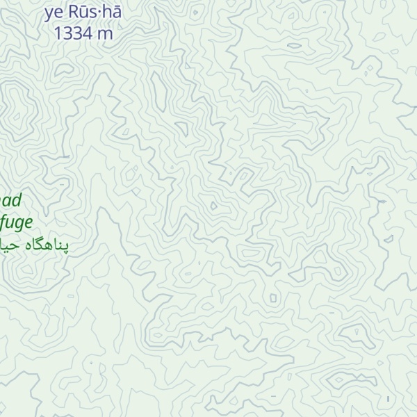 Map of Qolleh-ye Jangalī