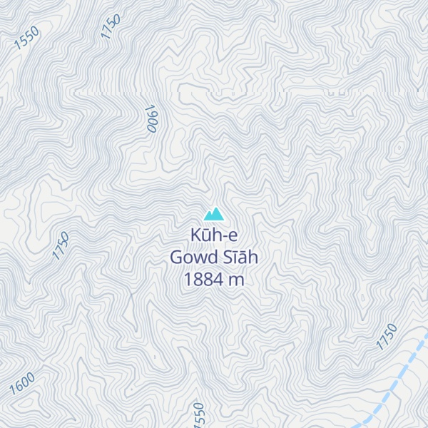 Map of Kūh-e Gowd Sīāh