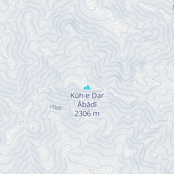 Map of Kūh-e Dar Ābādī