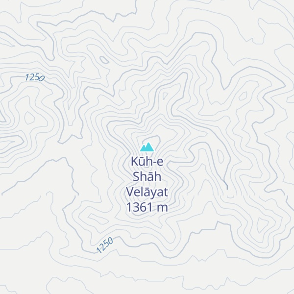 Map of Kūh-e Shāh Velāyat