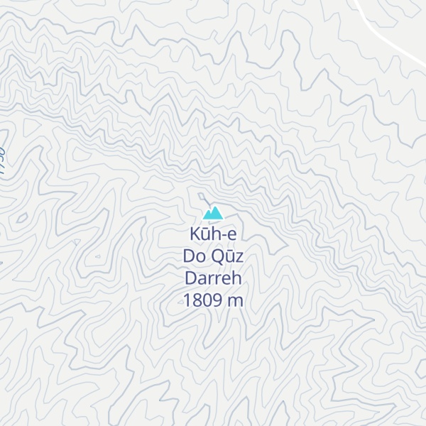 Map of Kūh-e Do Qūz Darreh