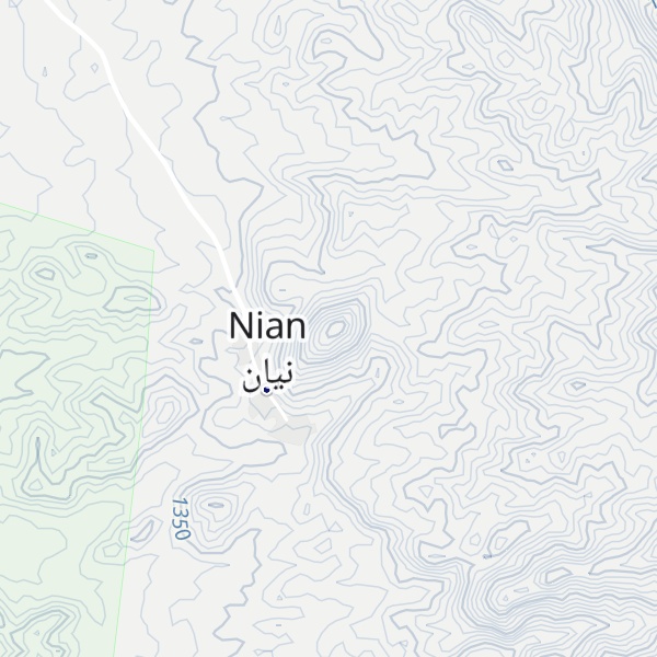 Map of Kūh-e Nīān