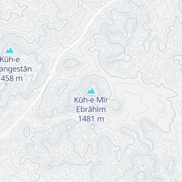 Map of Kūh-e Mīr Ebrāhīm