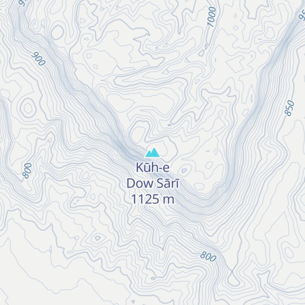 Map of Kūh-e Dow Sārī