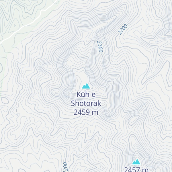 Map of Kūh-e Shotorak