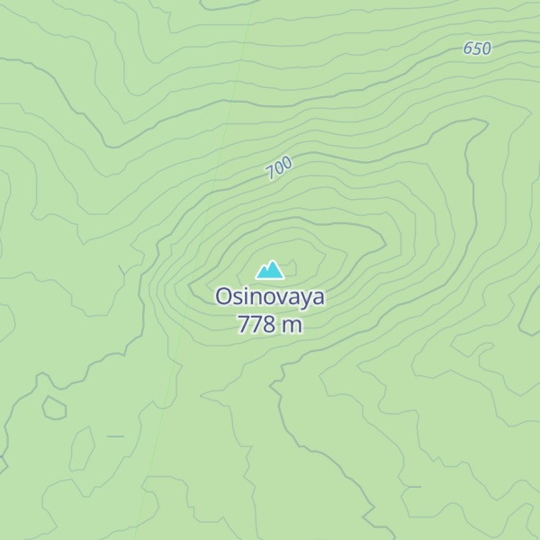 Map of Osinovaya