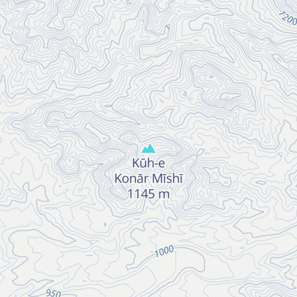 Map of Kūh-e Konār Mīshī