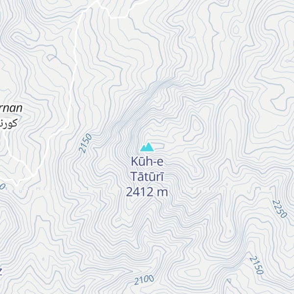 Map of Kūh-e Tātūrī