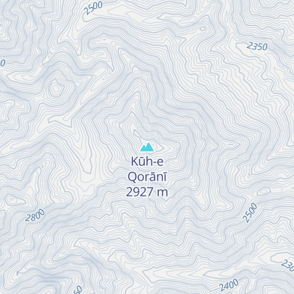 Map of Kūh-e Qorānī