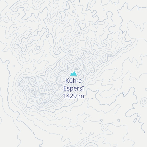 Map of Kūh-e Espersī