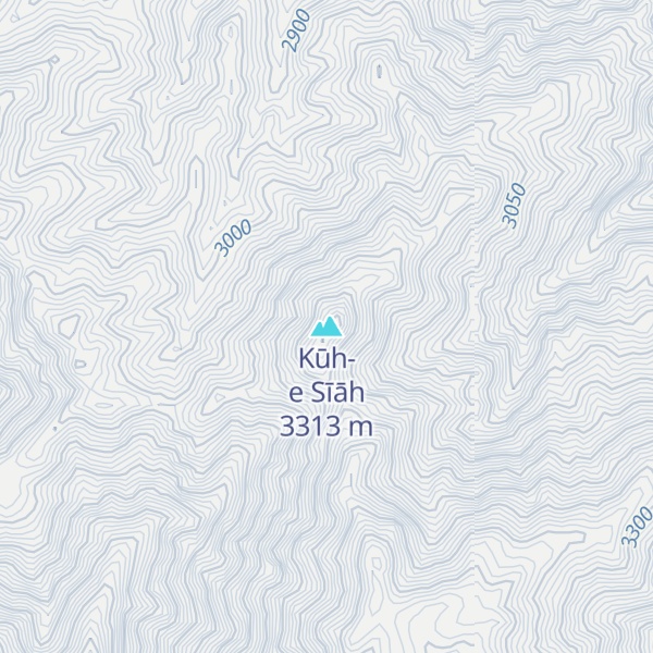 Map of Kūh-e Sīāh