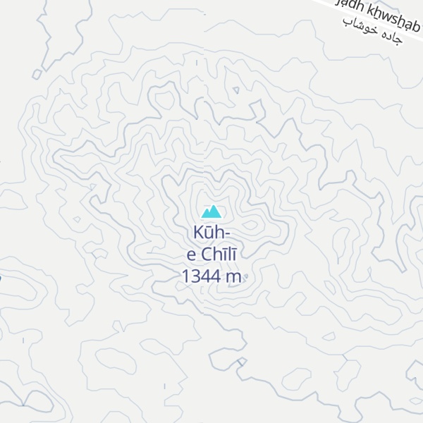 Map of Kūh-e Chīlī