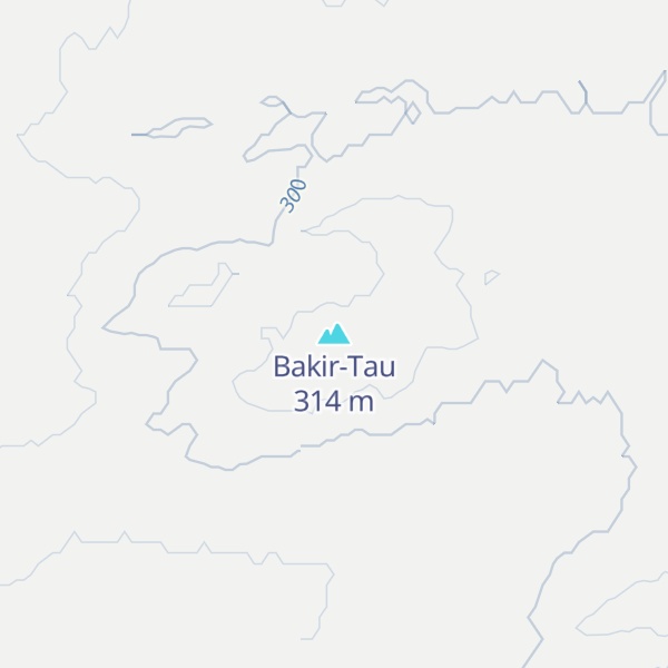 Map of Bakir-Tau