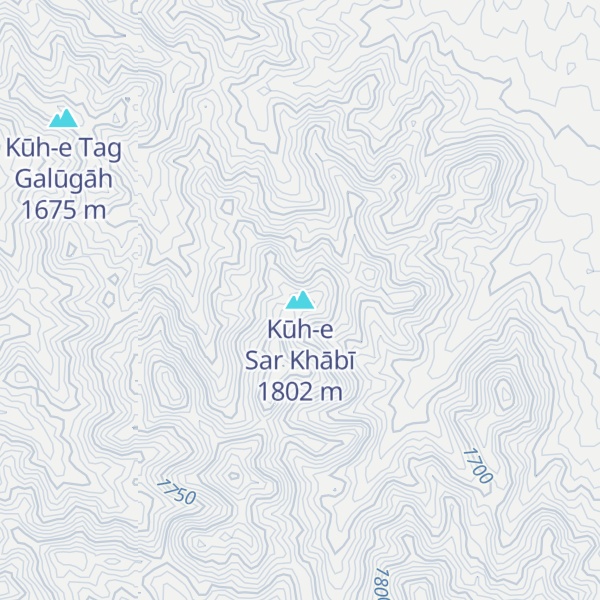 Map of Kūh-e Sar Khābī