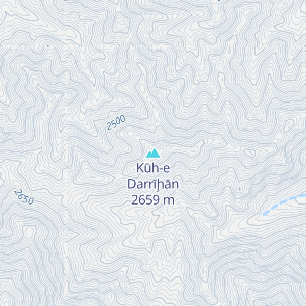 Map of Kūh-e Darrīḩān