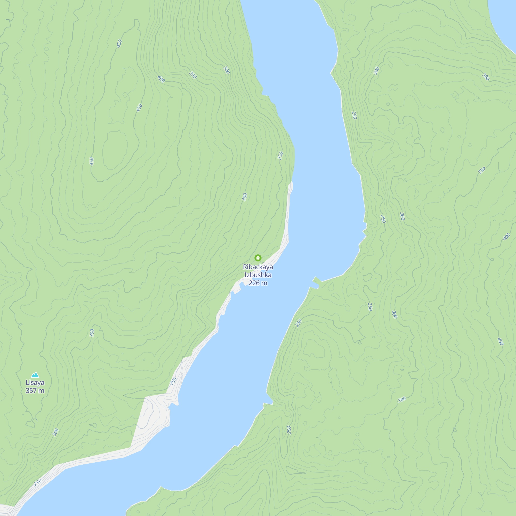Ribackaya Izbushka map