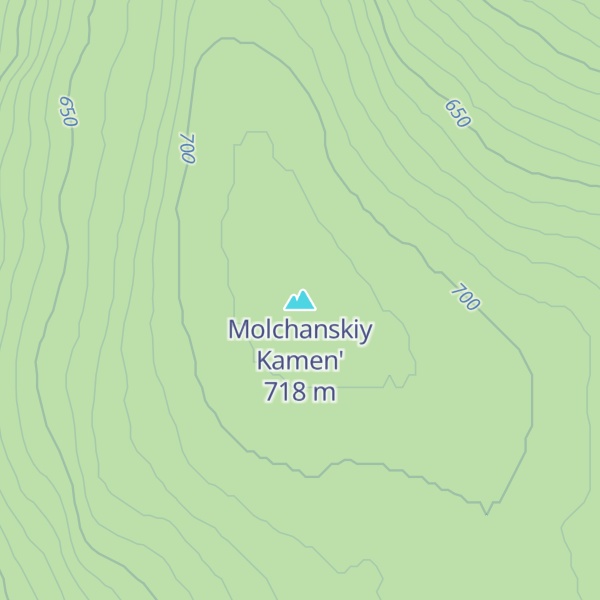Map of Molchanskiy Kamen'