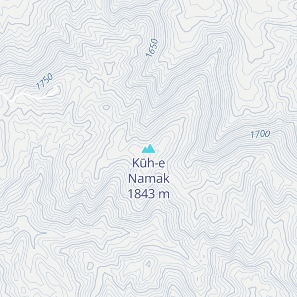 Map of Kūh-e Namak