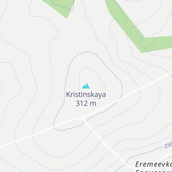 Map of Kristinskaya