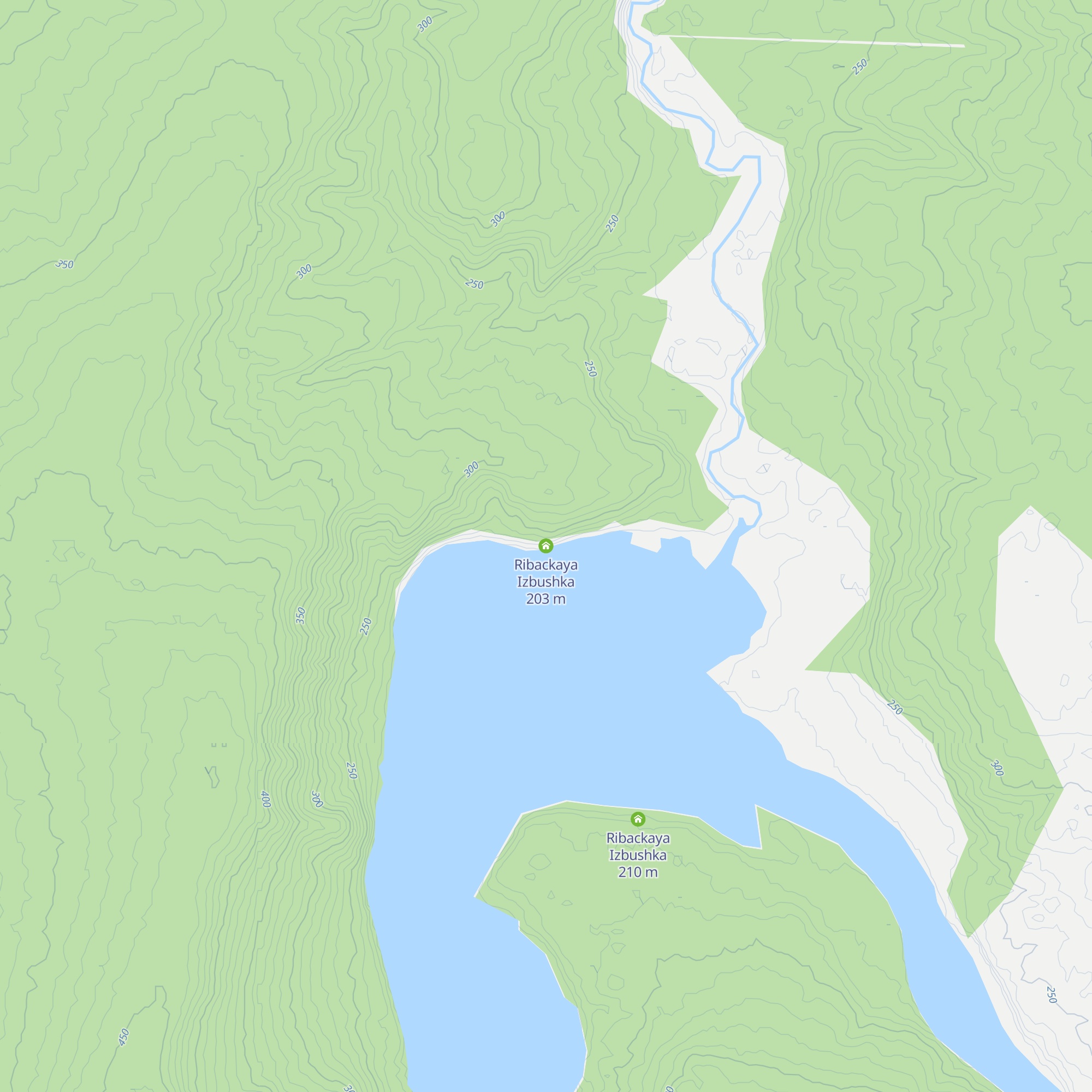 Ribackaya Izbushka map