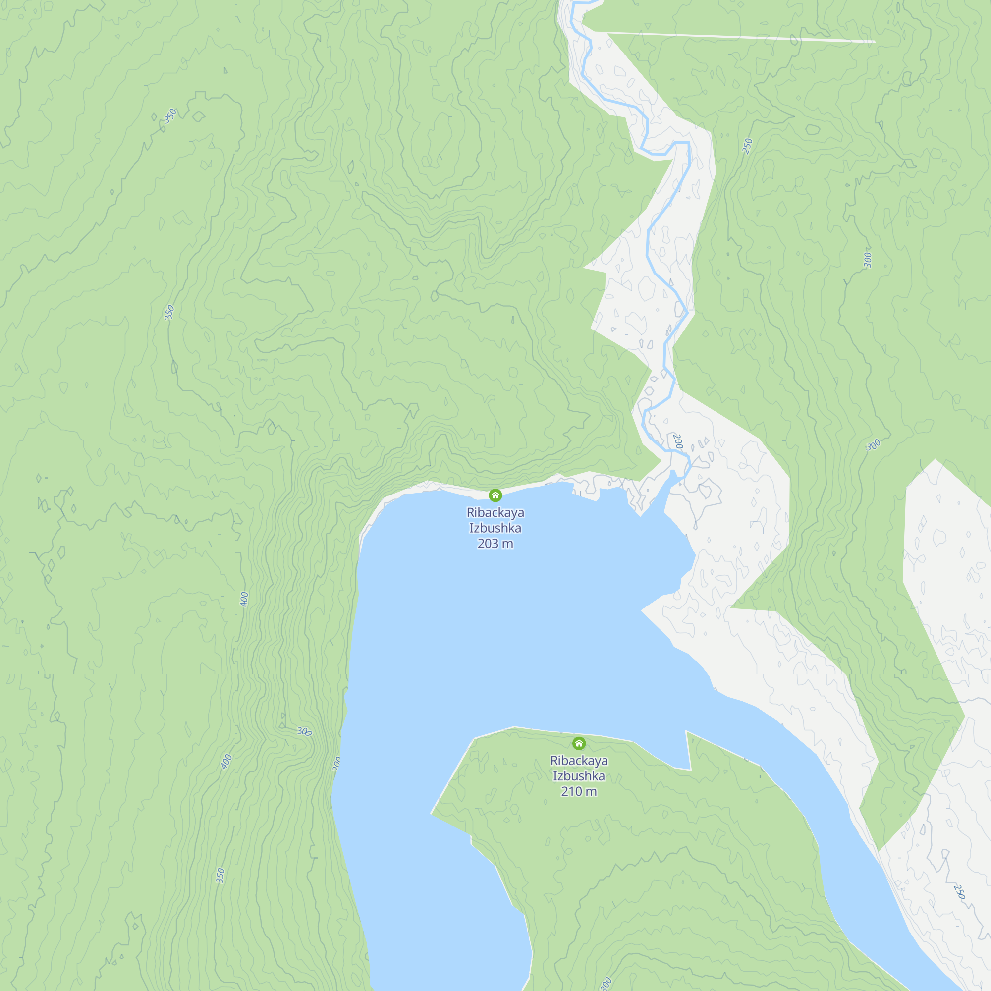 Ribackaya Izbushka map