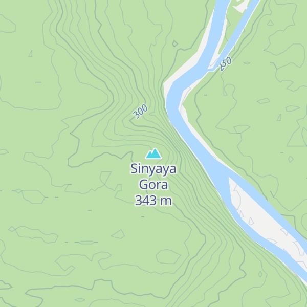 Map of Sinyaya Gora