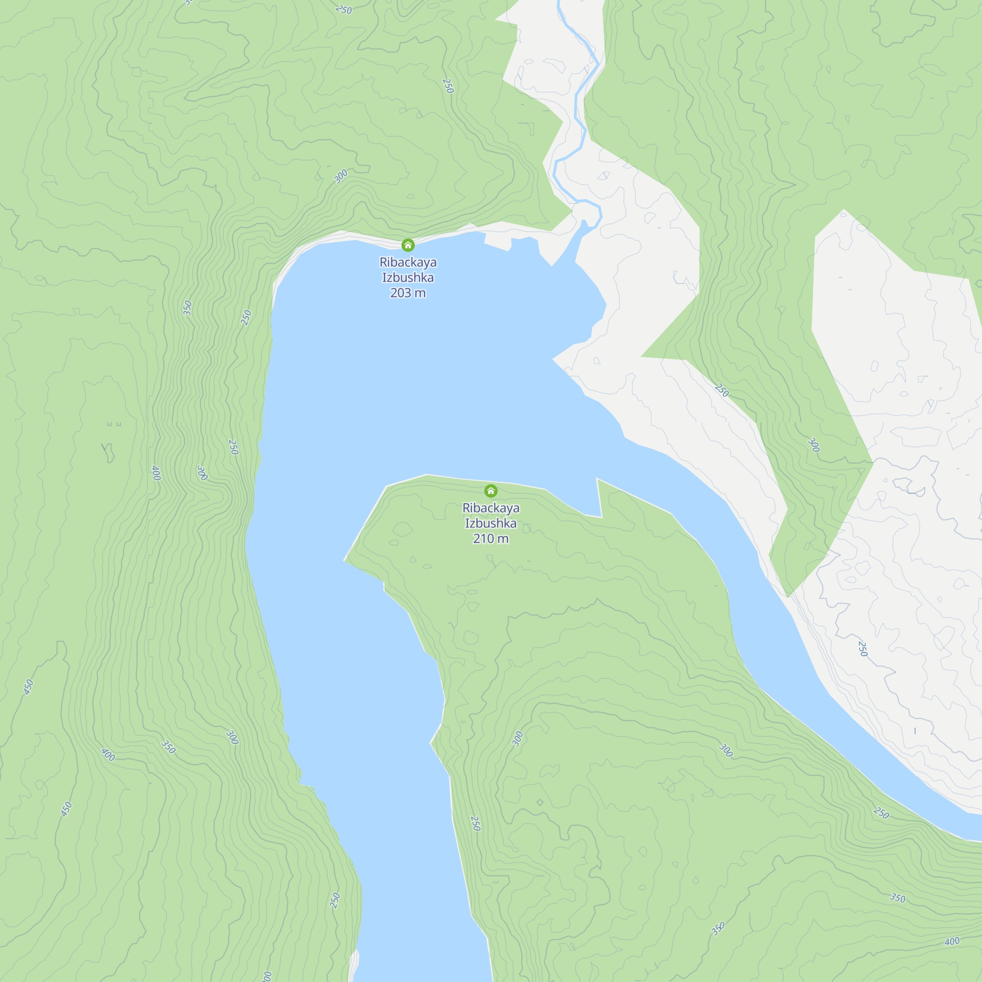 Ribackaya Izbushka map