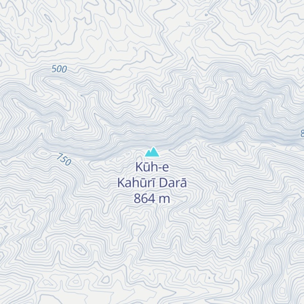 Map of Kūh-e Kahūrī Darā