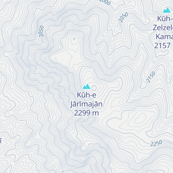 Map of Kūh-e Jārīmajān