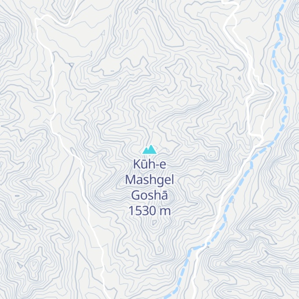 Map of Kūh-e Mashgel Goshā