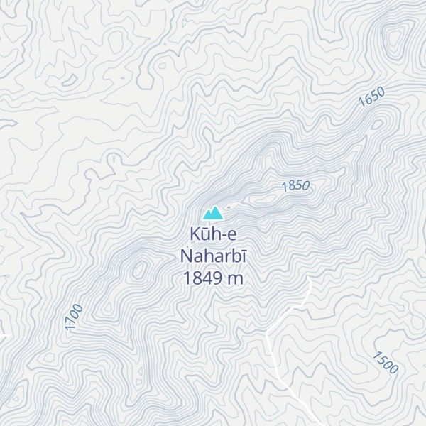 Map of Kūh-e Naharbī