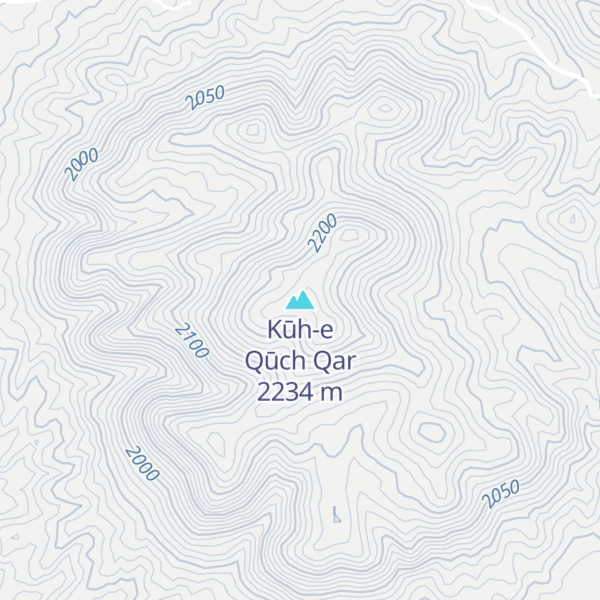 Map of Kūh-e Qūch Qar