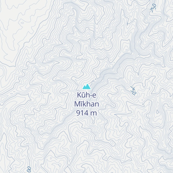 Map of Kūh-e Mīkhan