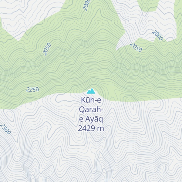 Map of Kūh-e Qarah-e Ayāq