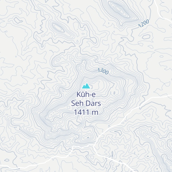 Map of Kūh-e Seh Dars
