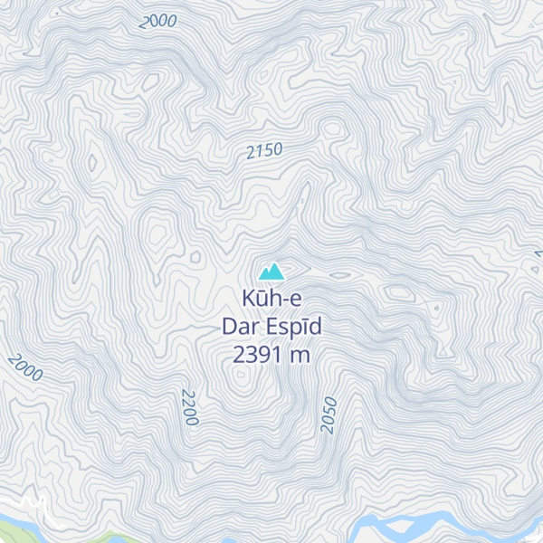 Map of Kūh-e Dar Espīd