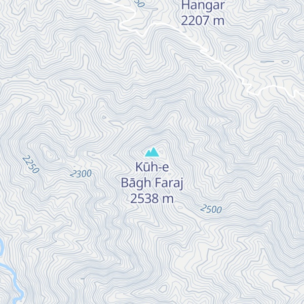 Map of Kūh-e Bāgh Faraj