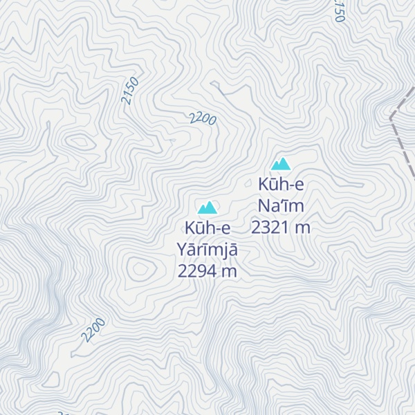 Map of Kūh-e Yārīmjā